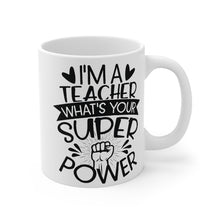 Load image into Gallery viewer, Super Power White Mug