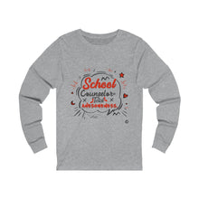 Load image into Gallery viewer, School Counselor = Total Awesomeness Long Sleeve Tee
